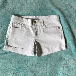 NWT loft white Jean Shorts